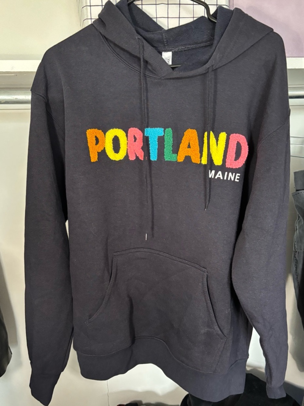 Portland Colorblock Letter Hoodie